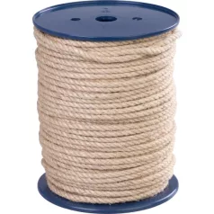 Strend Pro Premium jutakötél, natúr, 6 mm, 100 m
