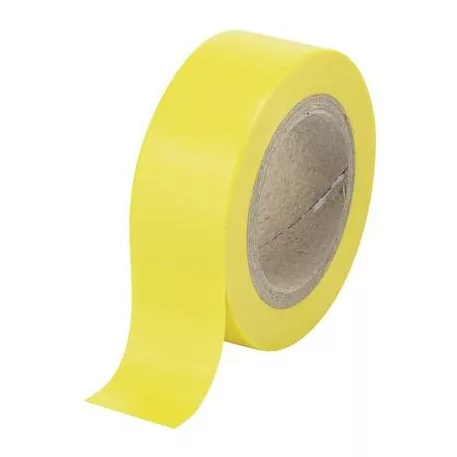 Szigetelőszalag 10 m Sárga/10 db