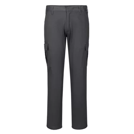 Portwest Stretch Slim Combat nadrág ( metál szürke 32/S)