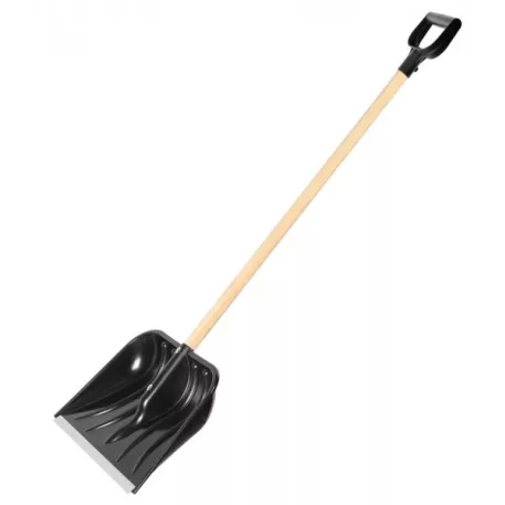 Hólapát Műanyag 39 cm Nyéllel Műanyag Fogantyú Alu Élvédő Fekete Basic 39