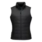 Portwest Professional női bélelt baffle mellény (fekete XXL)
