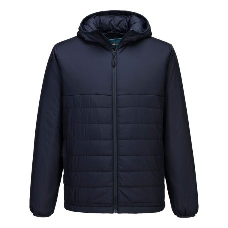 Portwest Professional bélelt baffle kabát (tengerészkék, 3XL)