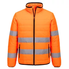 Portwest Hi-Vis baffle dzseki (narancs/fekete XL)