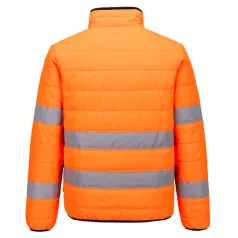 Portwest Hi-Vis baffle dzseki (narancs/fekete XL)