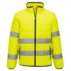 Portwest Hi-Vis baffle dzseki (sárga/fekete XL)