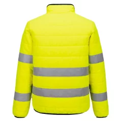 Portwest Hi-Vis baffle dzseki (sárga/fekete XL)