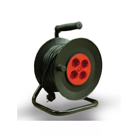 KÁBELDOB MÜA. 4-ES FÉM TARTÓVAL 3X1,5 20 M FEKETE STILO