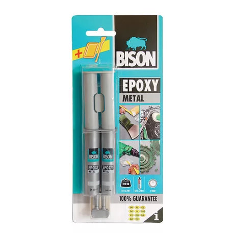Bison Epoxi Metal Ragasztó, 24 ml