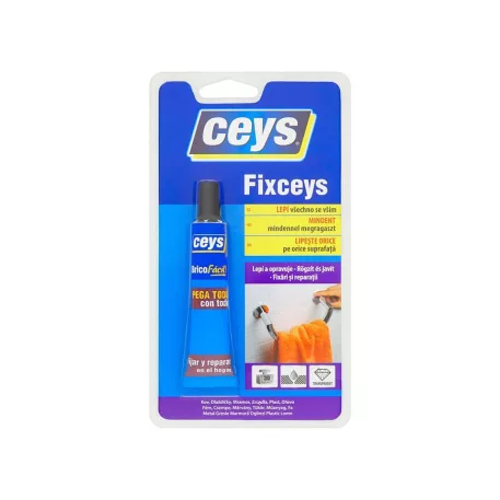 Ragasztó Ceys Fixceys, univerzális, 20 ml