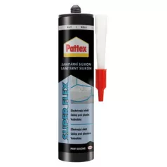 Szilikon Pattex Super Flex, szaniter, fehér, 280 ml