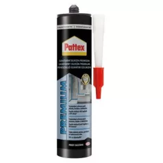 Szilikon Pattex Premium, szaniter, átlátszó, 310 ml
