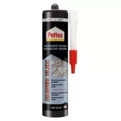 Szilikon Pattex Super Flex, univerzális, fehér, 280 ml