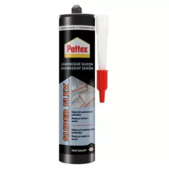   Szilikon Pattex Super Flex, univerzális, átlátszó, 280 ml