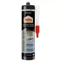 Szilikon Pattex Super Flex Semleges, fehér, 280 ml