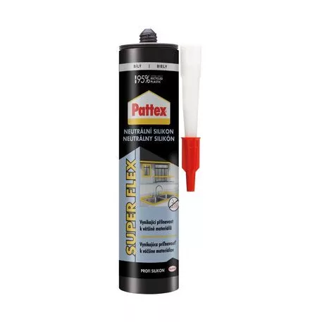 Szilikon Pattex Super Flex Semleges, fehér, 280 ml