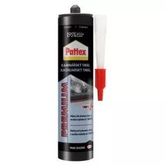 Szilikon Pattex Premium Kályhás, fekete, 280 ml