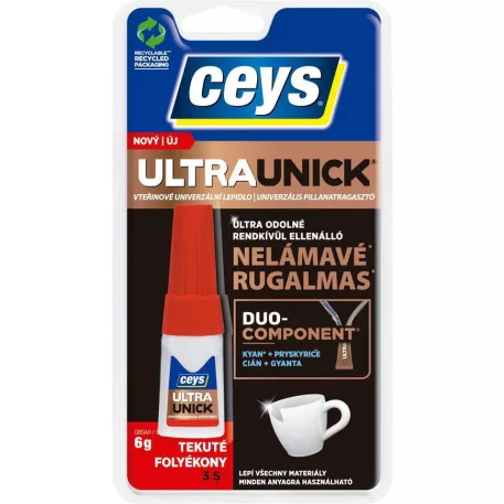 Ceys Ultraunick, pillanatragasztó, folyékony, 6 g