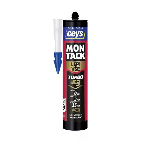 Ragasztó Ceys MONTACK mindent ragaszt Turbo, 290 ml
