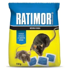 Ratimor Brodifacoum Friss Csali, 120 g Puha