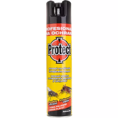 Spray PROTECT, aeroszol, repülő rovarok irtására, 400 ml