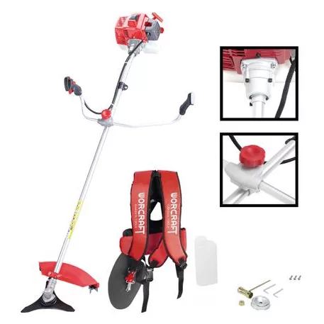 Fűkasza Worcraft GT65-430, 2,2 kW, tartozékokkal