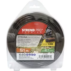   Damil kaszáláshoz Strend Pro Premium SawLine 3 mm, H- 40 m, fogazott