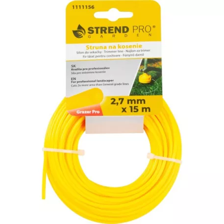 Damil kaszáláshoz Grazer Pro 2,7 mm, H-15 m, kerek