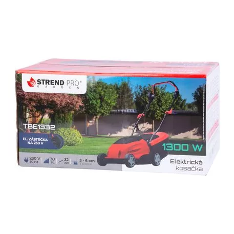Fűnyíró Strend Pro TBE1332, elektromos, 1,3 kW, 32 cm