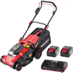   Fűnyíró Worcraft CLM-S40LiBH ShareSYS, 2x20V Li-Ion, 430 mm, 50 liter, szénkefe nélküli, SZETT