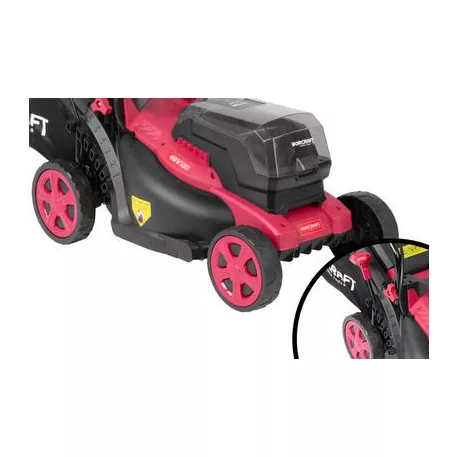 Worcraft Clm-S40Li Fűnyíró, 2 x 20 V, LI-ion, 340 mm, 35 L, Elem Nélkül