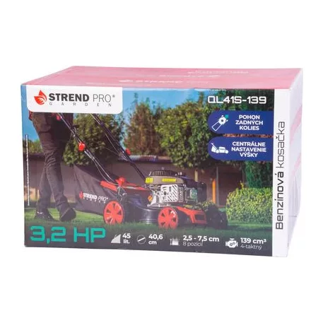 Benzines fűnyíró Strend Pro QL41S-139, 2,4 kW