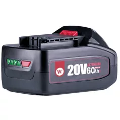   Akkumulátor Worcraft CLB-20V-6.0HC ShareSYS 6000 mAh, S20Li, gyorstöltés
