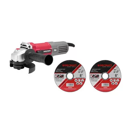 Worcraft Sarokcsiszoló Ag08-125P, 710W, 125 mm, M14