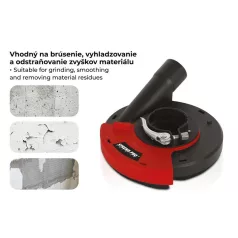   Fedél Strend Pro Dp128, Szívó, 115/125 mm, Sarokcsiszolóhoz
