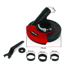   Fedél Strend Pro Dp128, Szívó, 115/125 mm, Sarokcsiszolóhoz