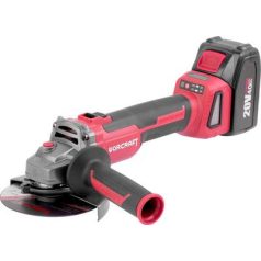   Worcraft CAG-S20LiBH 125 mm szénmentes sarokcsiszoló, tokban, akkumulátorral és töltővel, 20 V, 1x L