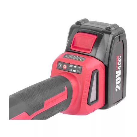 Worcraft CAG-S20LiBH 125 mm szénmentes sarokcsiszoló, tokban, akkumulátorral és töltővel, 20 V, 1x L