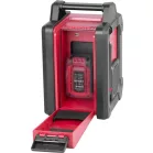 Worcraft CBTS-S20LiH rádió, 20V-os Li-ion akkumulátorral, DAB+FM rádió, Bluetooth, AUX bemenet, 2x15W hangteljesítmény