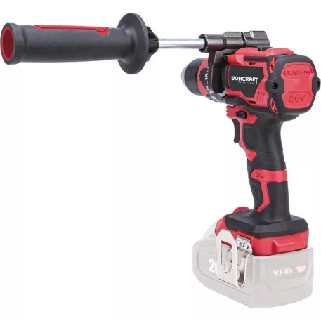 Ütvefúró Worcraft CHD-S20LiBH ShareSYS, 20V Li-ion, 100Nm, szénkefe nélkül