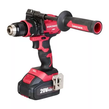 Szett Worcraft XCUBE004  Szerszámosláda, akkus csavarhúzó CHD-S20LiBH, 1x 4,0 Ah akkumulátor, 1x töl