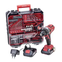   Csavarhúzó Worcraft CD-S20LiWT ShareSYS, 20V Li-ion, 2x 2.0 Ah akkumulátor + töltő, fém tokmány, kof