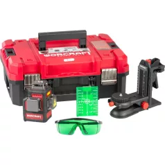 Worcraft Keresztlézer XCUBE026 ShareSYS , 3x3D Green Beam