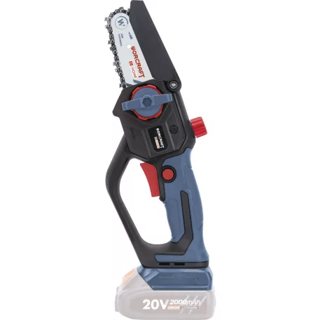 Worcraft Home CHS-S20LiCM ShareSYS  mini láncfűrész, 20 V-os lítium-ion akkumulátor, kofferben