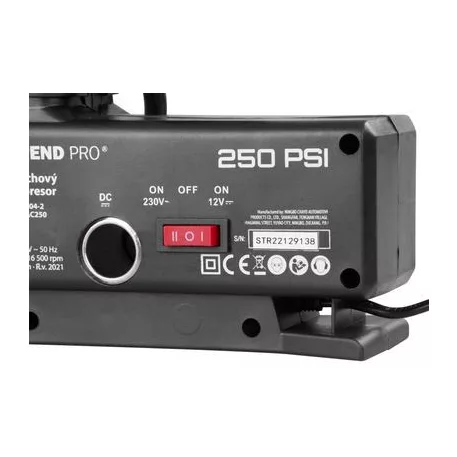Aircom Ac250 Kompresszor, 250 Psi, 230V /12V
