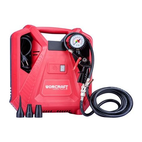 Worcraft Pac11-180 Kompresszor, 1,1 kW, Olajmentes