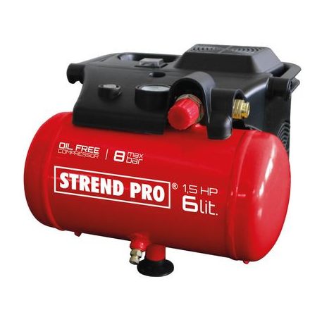 Kompresszor Strend Pro BOF1506, olajmentes, 1,1 kW, 6 l