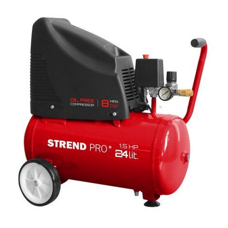 Kompresszor Strend Pro OF1524, olajmentes, 1,1 kW, 24 l