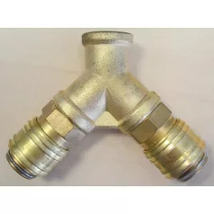   Airtool Yq-1 Dupla Gyorscsatlakozó Adapter 3/8", Ms Kompresszorhoz