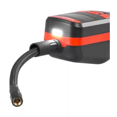 Akkumulátoros kézi lég kompresszor Strend Pro K25, 150 psi, 10 bar, LED