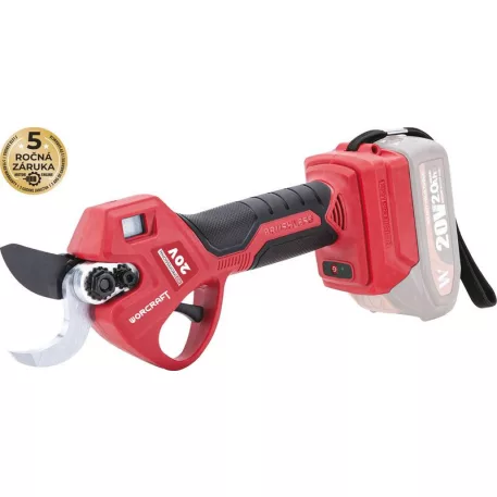 Worcraft CSC-S20LiBA ShareSYS, 20V Li-Ion, akkumulátoros ágvágó olló, vágás 30 mm